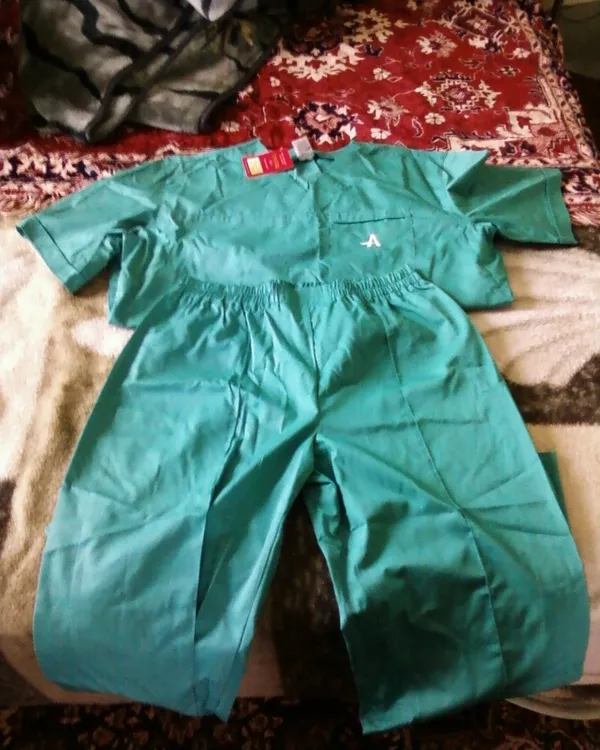Медицинский костюм зеленый (мужской)
