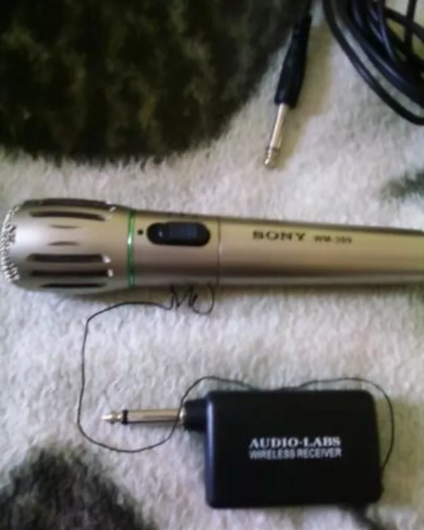 Микрофон для караоке (радио)  «SONY» WM-399 (2 шт.)