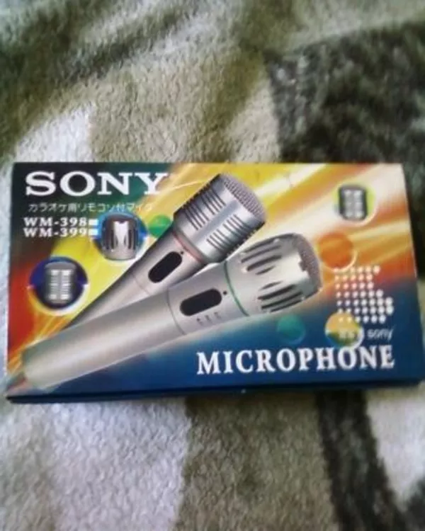 Микрофон для караоке (радио)  «SONY» WM-399 (2 шт.) 2