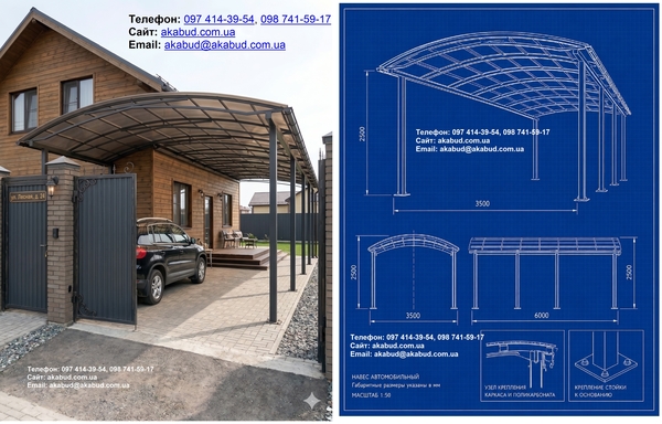 Металоконструкції Кривий Ріг — Ворота,  Навіси,  МАФи 2
