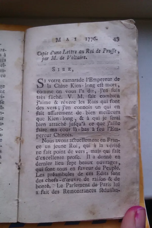 французская литературная газета 1776 года 2